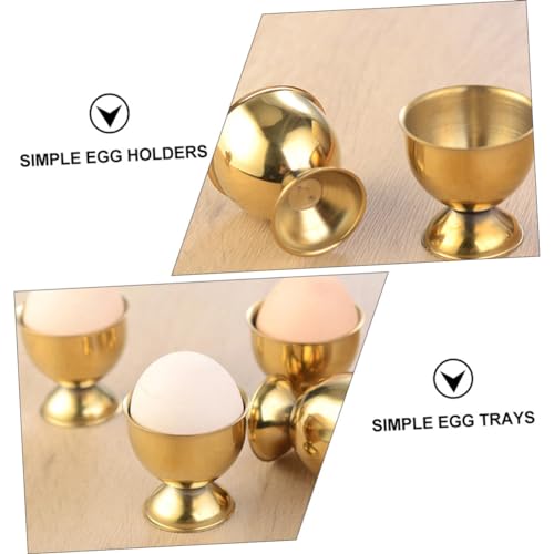 TOPBATHY 60stücke Eierbecher Eierhalter Für Tisch Spülmaschinenfest Und Rostfrei Für Gekochte Eier Und Festliche Anlässe – Bild 8