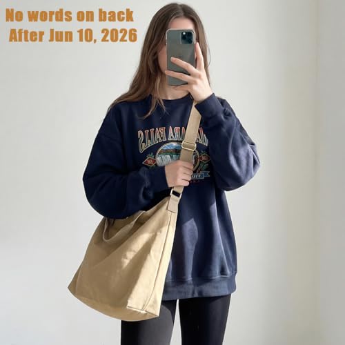 Bolsa Tote de Lona con Estampado Personalizado para Mujer miniatura 2