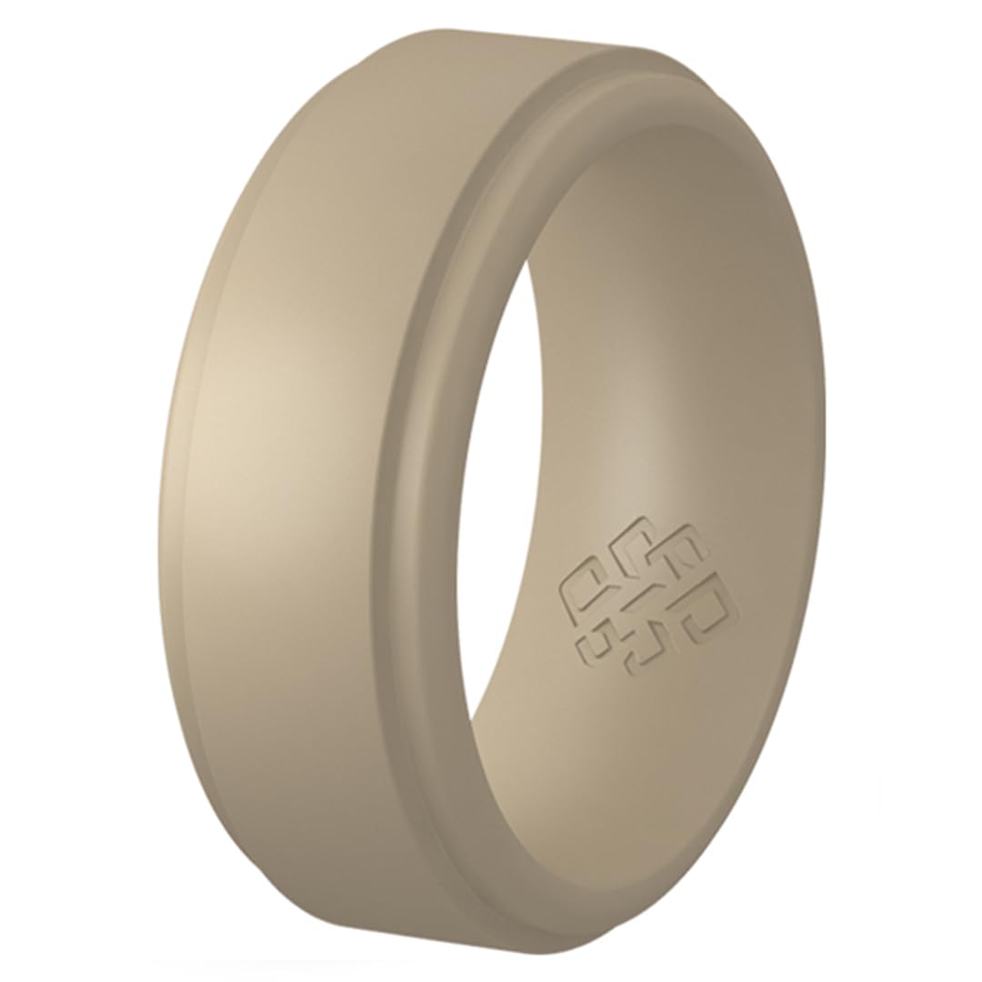 Bague en silicone Knot Theory 8 mm taille 11 avec bords arrondis - 8