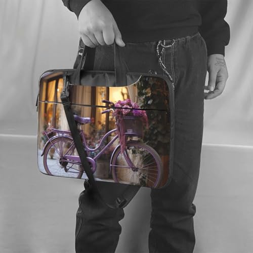 Bolso morado para laptop 13 pulgadas unisex miniatura 2