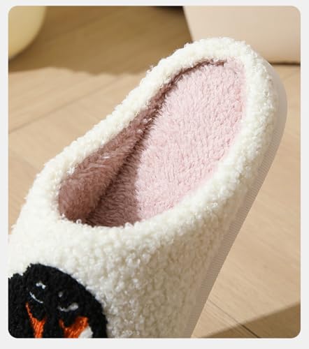 Image of Women's Men's Strawberry Slippers Cute Fruit Home Slippers Winter Fuzzy Memory Foam Fluffy Warm House Shoes