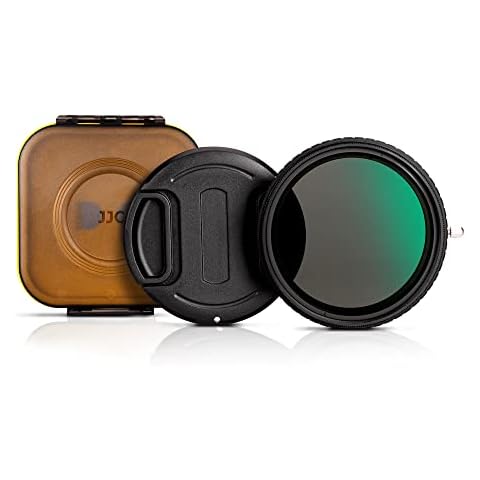 JJC 58 mm Variabler ND2-ND32 ND Filter + CPL Polarisationsfilter Cover
