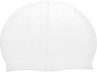 Outanaya Gorro de Natación Unisex de para Adultos Accesorio Deportivo Elástico Color Blanco para y Mujeres