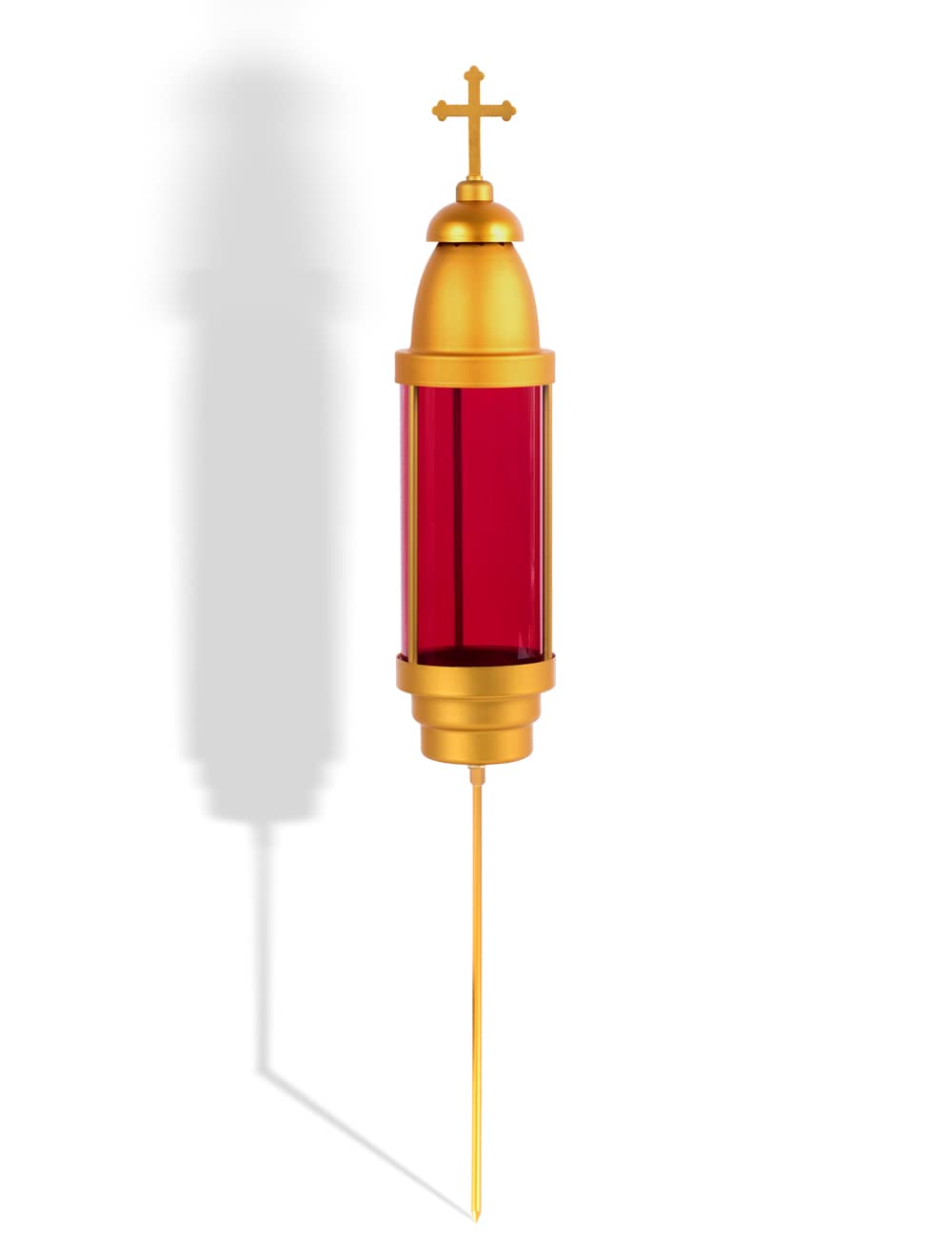 Buy OURMEMO Greek Cross Cemetery Lights by Eternal Light,Sapphire Globe