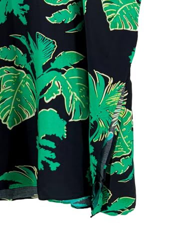 Image of Moss Rose Kaftan Dresses for Women V Neck Summer Swimsuit Cover up Caftan Maxi Beach Dresses