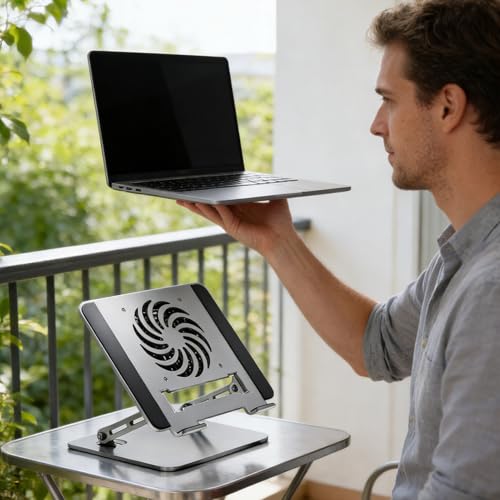 Support de refroidissement pour notebook idéal pour le travail et le voyage - 2