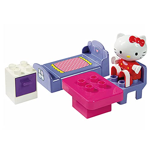 BIG Spielwarenfabrik Hello Kitty Bausteine Starter Set - 22 Teile - 3-7 Jahre