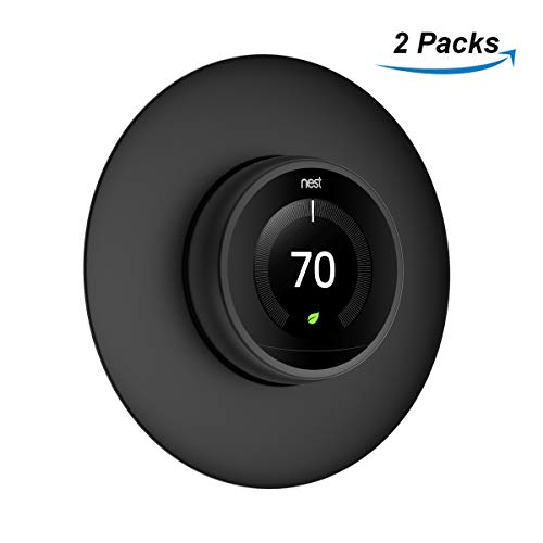 SPORTLINK Wall Plate Cover for Nest Thermostat 3rd 2nd 1st Generation Matte Black