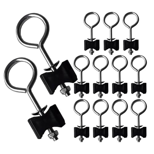 Kisangel 12 Piezas Tornillos Metálicos Antideslizantes para Trampolín Accesorios de Seguridad Resistentes la Intemperie para Reparación y Mantenimiento de Camas Elásticas Grandes y Pequeñas