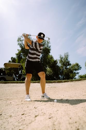 Image of BRIMZ Golf Performance Hat - Tee Holder & Magnetic Ball Marker - Breathable, Sweat & Water Resistant Golfing Snapback Hat