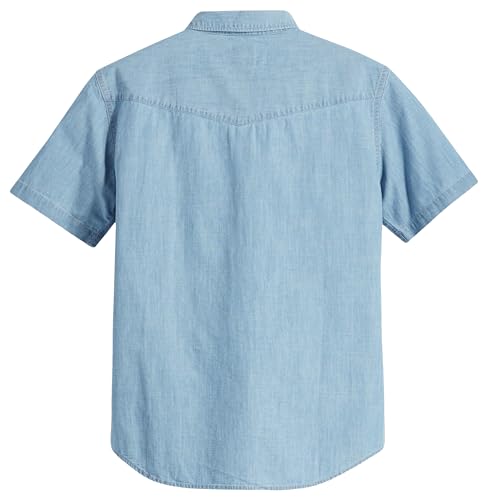 Levi's Herren Ss Relaxed Fit Western Hemd, New Hyde Chambray, S – Ansicht 6