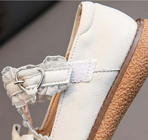 Girls Closed Toe T Strap Princess Flat Shoes Summer Sandals3