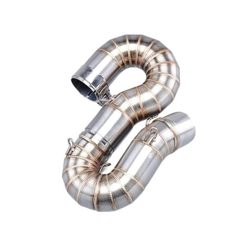Tube central d'échappement CBR1000RR 2008-2017 en acier inoxydable pour moto