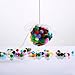 Caydo 2000 Pieces 1 cm Pompoms, Fuzzy Pom Poms Ball for DIY Art Craft Supplies（Assorted Color）