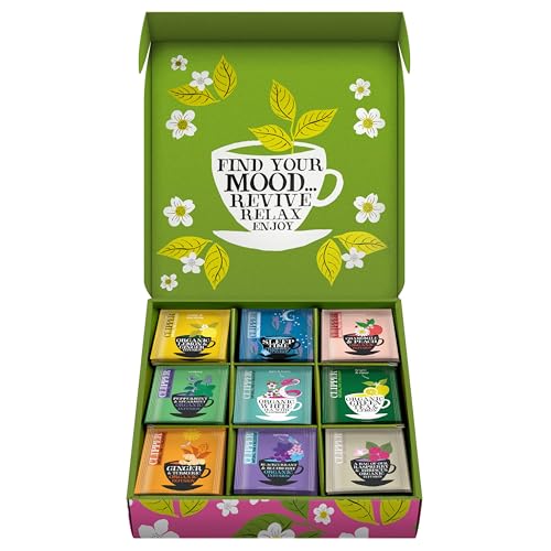 Clipper Tea Selection Gift Box - Herbal & Green, 45 Bags