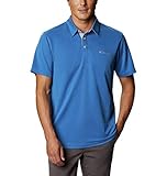 Columbia Herren Nelson Point Poloshirt, Bright Indigo 432, L EU