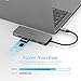 LENTION USB C Hub with 4K HDMI, 3 USB 3.0, SD/Micro SD Card Reader Compatible 2020-2016 MacBook Pro 13/15/16, New Mac Air/Surface, Chromebook, Multi-Port Adapter (CB-C18, Space Gray)