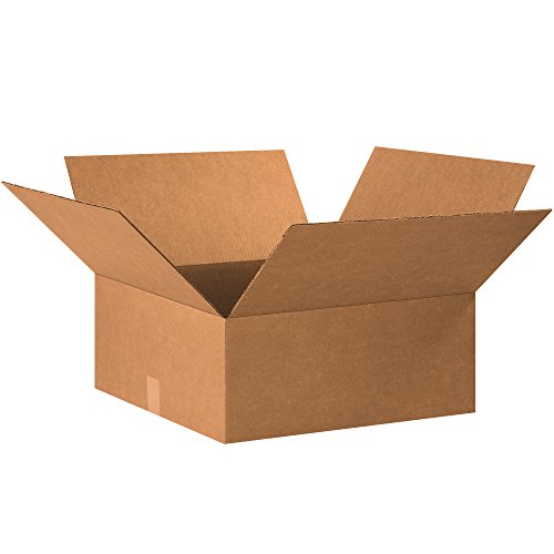 Image of TAPE LOGIC 20x20x7 Flat Corrugated Boxes, Flat, 20L x 20W x 7H, Pack of 15 | Shipping, Packaging, Moving, Storage Box for Home or Business, Strong Wholesale Bulk Boxes
