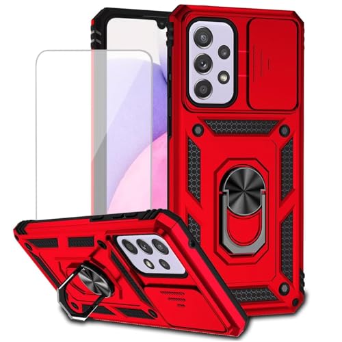 Coque pour Galaxy A33 5G Samsung SM-A336E avec anneau blindé magnétique