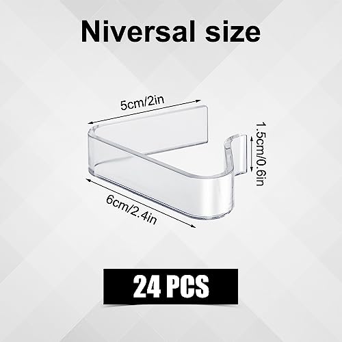 LUTER 24St Tischdeckenklammern Kunststoff, Tischdecke Clips Transparent für Picknick Tischdecken Halterung für Weihnachten Zuhause Hochzeitsfeier Innen- Außentische Camping (Große) – Bild 3