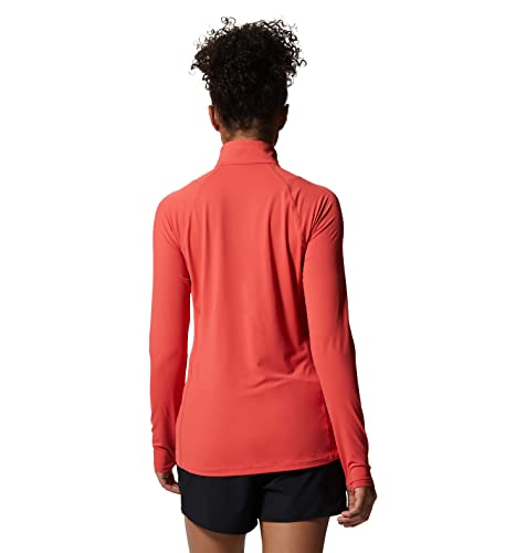 Mountain Hardwear Women's Standard Crater Lake Half Zip, Solar Pink, Medium #TOP1