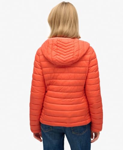 Superdry Para Mujer. W5011970A Chaqueta Acolchada Fuji Lite Coral (M), Casual, PoliéSter - 6