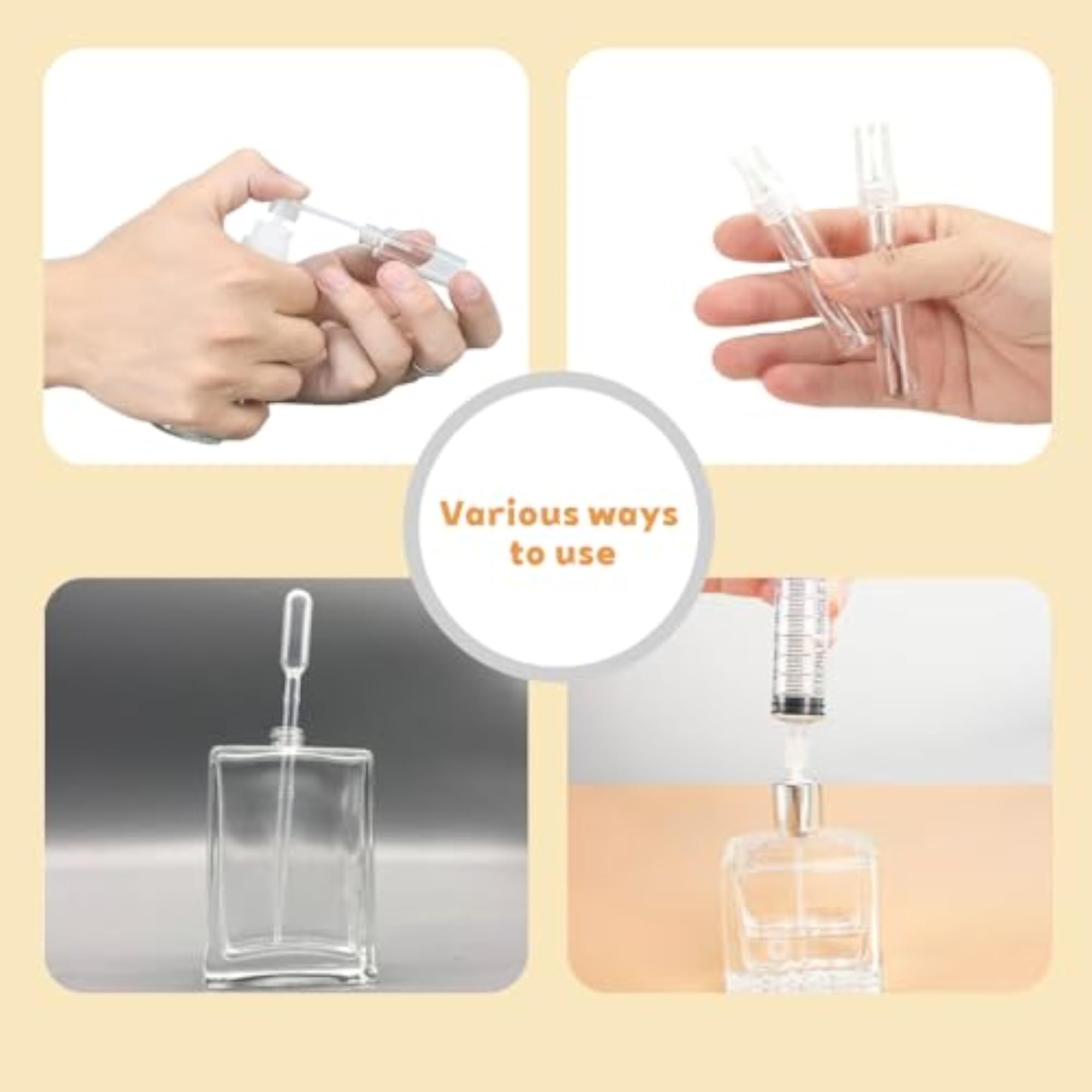 2 Set Perfume Extractor Kits 10 Pcs Dispenser