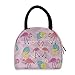 LORONA Flaming Flamenco letni wzór torba na lunch przenośna izolowana torba na lunch pojemnik na lunch chłodząca/ciepła torba pojemnik na żywność do szkoły, pracy, biura na zewnątrz na piknik
