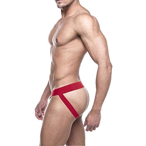 Cueca JockStrap Tule Frontal (Vermelho)