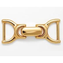 Buckle Gold Metal Closure, Metal Clasps 2-3/8"W x 1" H by Each, TR-11147