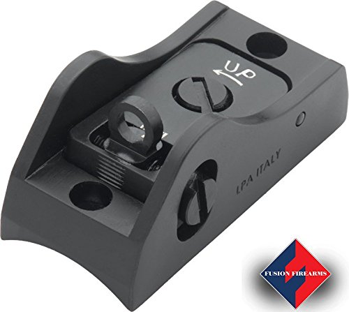 LPA Adjustable Shotgun Rear Sight w/ D4 (Standard Ghost Ring)