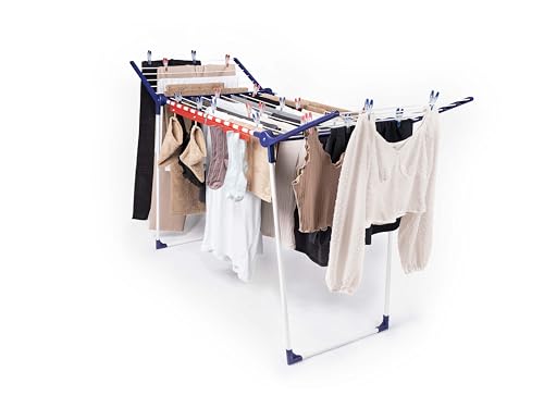 Leifheit Séchoir à linge Pegasus 180 Solid, séchoir sur pied grande surface d'étendage,...