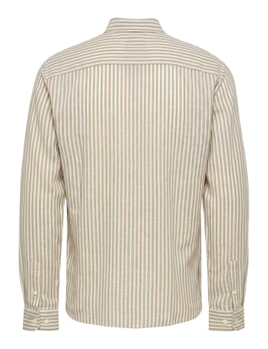 Only & Sons Onscaiden Life Ls Stripe Linen Noos – Ansicht 2