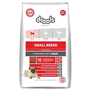 Drools Small Breed Adult, Kibble Premium Dog Food, 1.2 Kg Pack