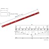 KETIPED Aluminium Alloy 450mm Miter Bar Clamping Tool Slider Table Saw ...