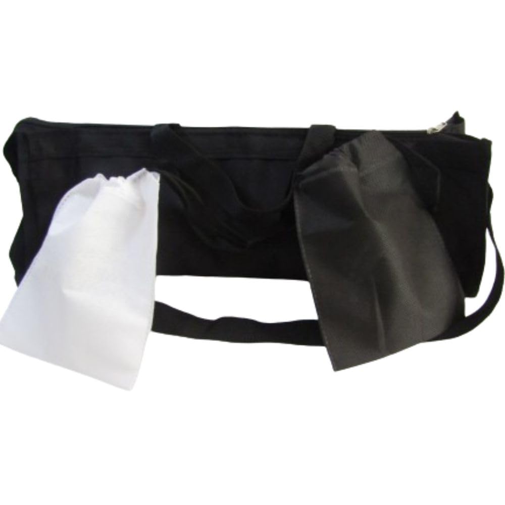 VIHAR Professional Chess Bag Black for 17” * 17” Tournament Board - Spacious Inner Units for White and Black Coins with 2 Drawstring Coin Pouches (B0CYT3LFX1) Amazon Price History, Amazon Price Tracker