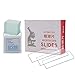 Lot de 50 lames de microscope et 100 caches pour échantillons de microscope (couvercle en verre 24 x 24 mm)