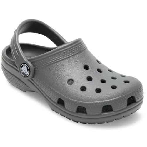 Image of Crocs Kids' Classic Clog, Slate Grey /Slate Grey, 3 Little Kid