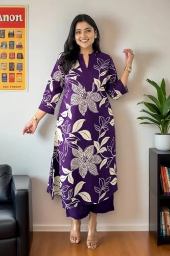 Image of Fashion Basket Wedani Cotton Printed Kurta Set for Women
