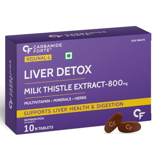 33% OFF on Carbamide Forte Liver Support Supplement with Milk Thistle Extract 800mg (30:1), Multivitamins & Amino Acid | Liver Detox Supplement 33% OFF on Carbamide Forte Liver Support Supplement with Milk Thistle Extract 800mg (30:1), Multivitamins & Amino Acid | Liver Detox Supplement