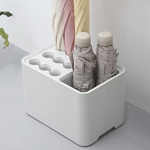 Porte-parapluies 15 places avec bac de récupération d'eau pour entrée