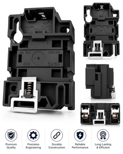 Image of SANAVYA 32A (3210) 220 /230VAC 50Hz Coil 3 Pole Power Contactor Switch Thermosetting Plastic DIN Rail Contactors for Electrical ON /Off 32A (3211)