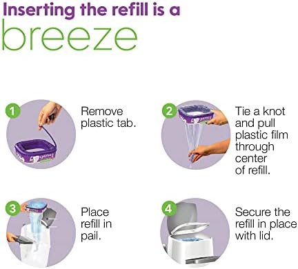Litter Genie Standard Cat Litter Disposal System Refills- 3pk
