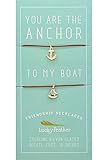 Lucky Feather Best Friend Necklaces for Women- 14K Gold Dipped on 16' Cord - Ideal BFF Gifts (Anchor & Boat)