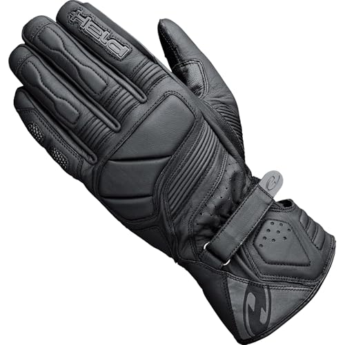 Held Motorradhandschuhe lang Motorrad Handschuh Travel 6.0 Lederhandschuh lang schwarz 9, Unisex, Tourer, Ganzjährig