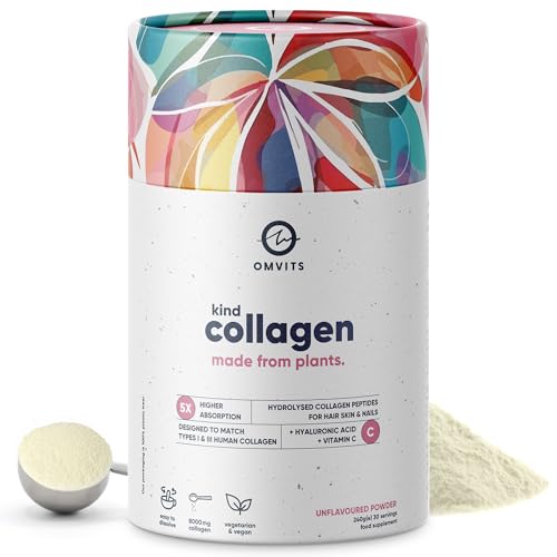 Vegan Collagen Powder with Hyaluronic Acid & Vitamin C, 240g