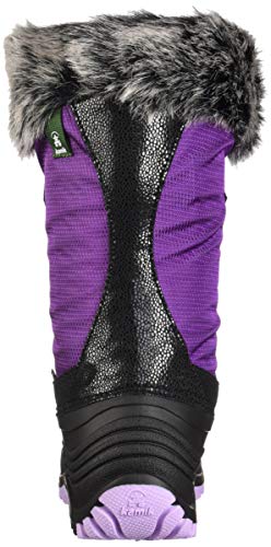 Kamik Girls Powdery2 Winter Boots,Grape,10T3