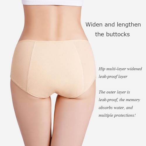 REUset 3 mutandine per perdite urinarie da donna, lavabili, mutandine per incontinenza da donna, anti-perdite urinarie lavabili, traspiranti lavabili impermeabili, per incontinenza per il ciclo - 5