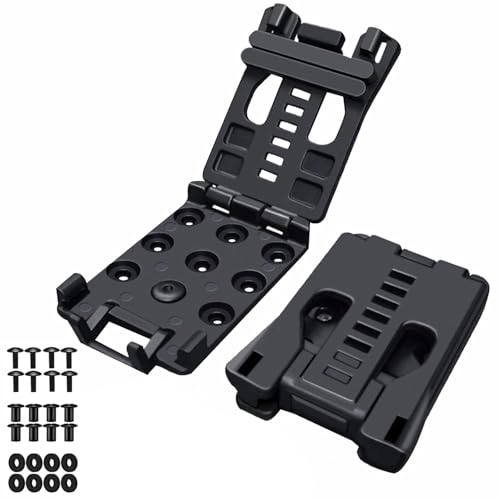 Knife Belt Clips Attachment with Mounting Hardware, Universal Utility for Tactical Sheath, Holsters, Mag Pouches, Magazine Carrier - 2 Packs EDC Carry Belt Clip(New Type#3)