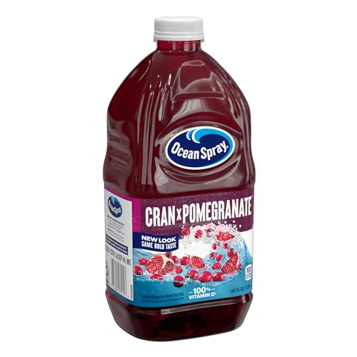 Image of Ocean Spray Cran-Pomegranate Cranberry Pomegranate Juice Drink, 64 Fl Oz Bottle (Pack of 8)